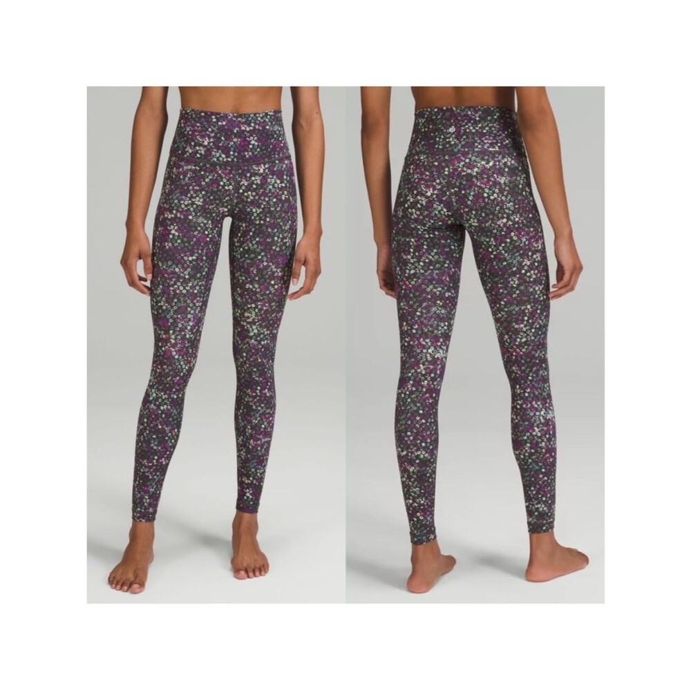 Lululemon Wunder Under Hi-Rise Tight 28" Full-On Luxtreme Fleur Motion Multi 16